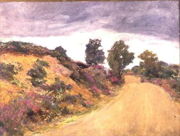 Toile Route vers Hindhead par Hubert Von Herkomer | Impression Grand Format 60x90cm