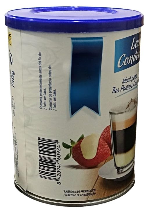 Leche Condensada 740g Para Postres Repostería Café Lata