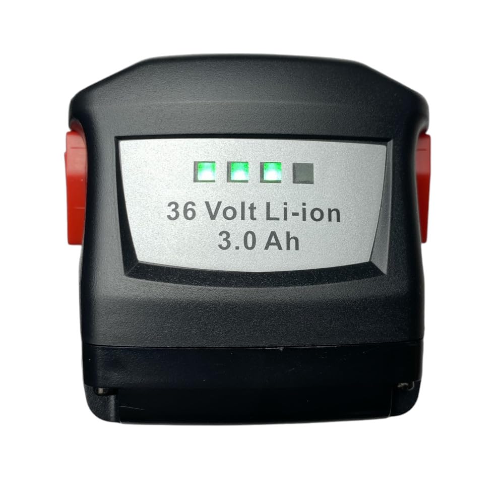 2 baterías de ion de litio de alto rendimiento, 36 V/3000 mAh para Hilti TE6A TE-6A TE-6A TE7A TE-7A TE-7A TE-7-A Taladro Taladro Taladro inalámbrico equivalente a B36 B-36 B-36-V B36 Battery