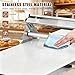 Aredwhiterui All-in-One Manual Dough Sheeter - Pasta Maker, Noodle Press, Dumpling Wrapper Machine with Adjustable Thickness | Foldable Stainless Steel Design for Asian Noodles, Pasta, Pastry M