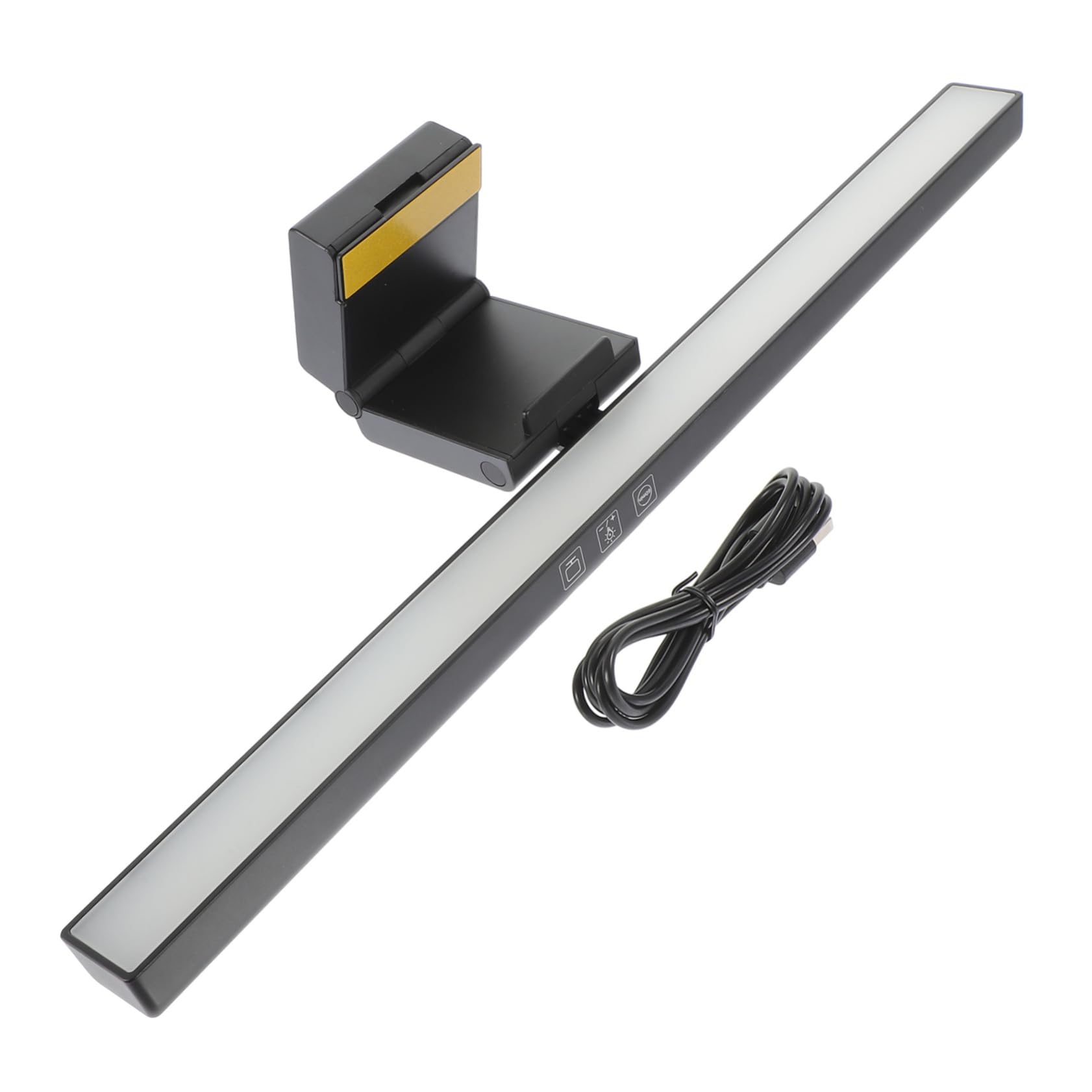 DOITOOL Barra Luminosa Facile da Installare per Monitor Lampada da Scrivania LED Regolazione Luminosità e Protezione Anti Luce Blu Nero per Schermo Laptop e Monitor