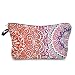 Cosmetic Bag for Women,Deanfun Mandala Flowers Waterproof Makeup Bags Roomy Toiletry Pouch Travel Accessories Gifts (51391)