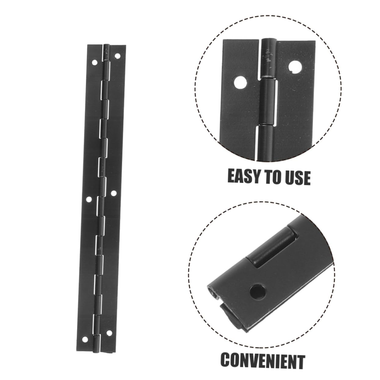 OKUMEYR Jewelry Case Hinge Long Hinge for Wooden Case Small Hinges Smooth Rotation Versatile Use