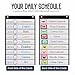 Essex Wares - 13 Pocket Daily Schedule Pocket Chart, Ultra-Durable Visual Schedule for Kids - Easy to Use, Reusable Daily Schedule for Kids - Reversible Chart for Sentence Strips