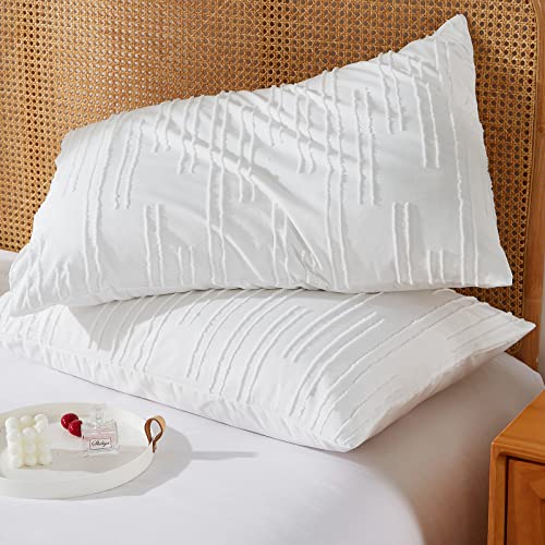 Ikawaapurry Tufted Queen Size Comforter Set For Queen Bed Farmhouse Boho Bedding Comforter Sets Fluffy Lightweight Flowers Plants All Season 3 Pieces Comforter Queen #TOP6