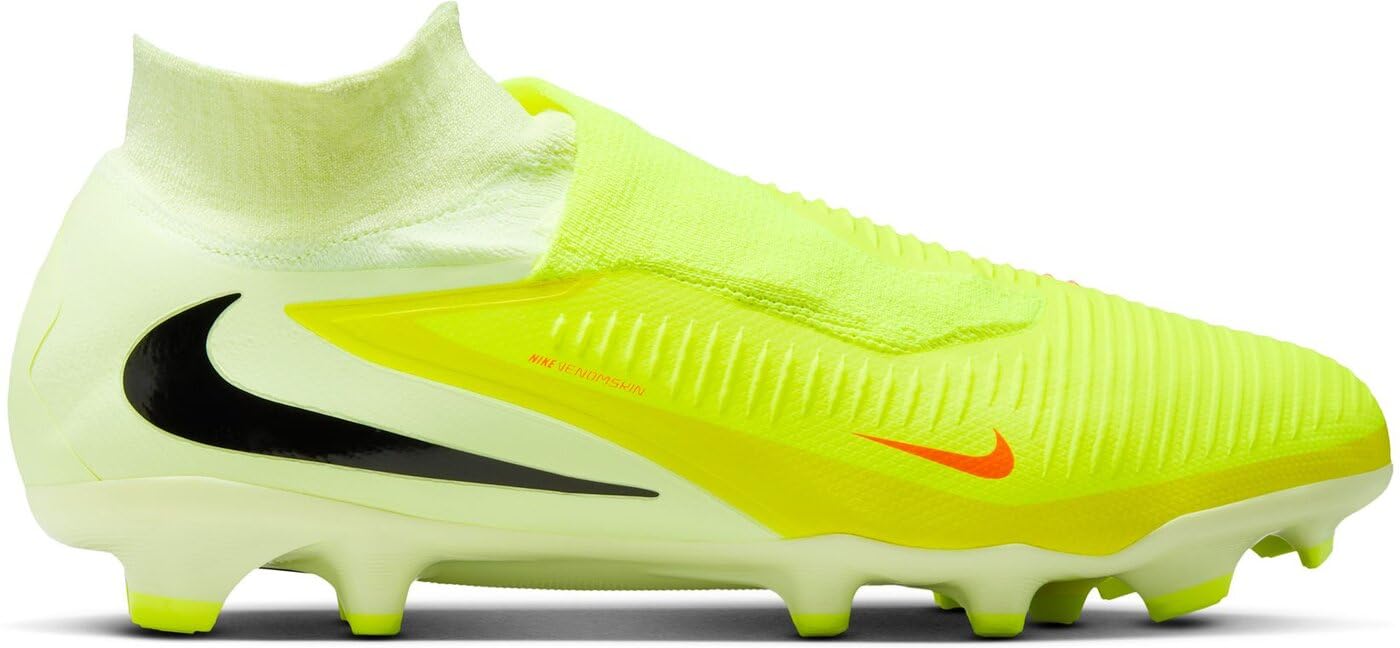 Phantom 6 High Pro Firm-Ground Soccer Cleats (Hyper Crimson/Limelight/Black) Size 8