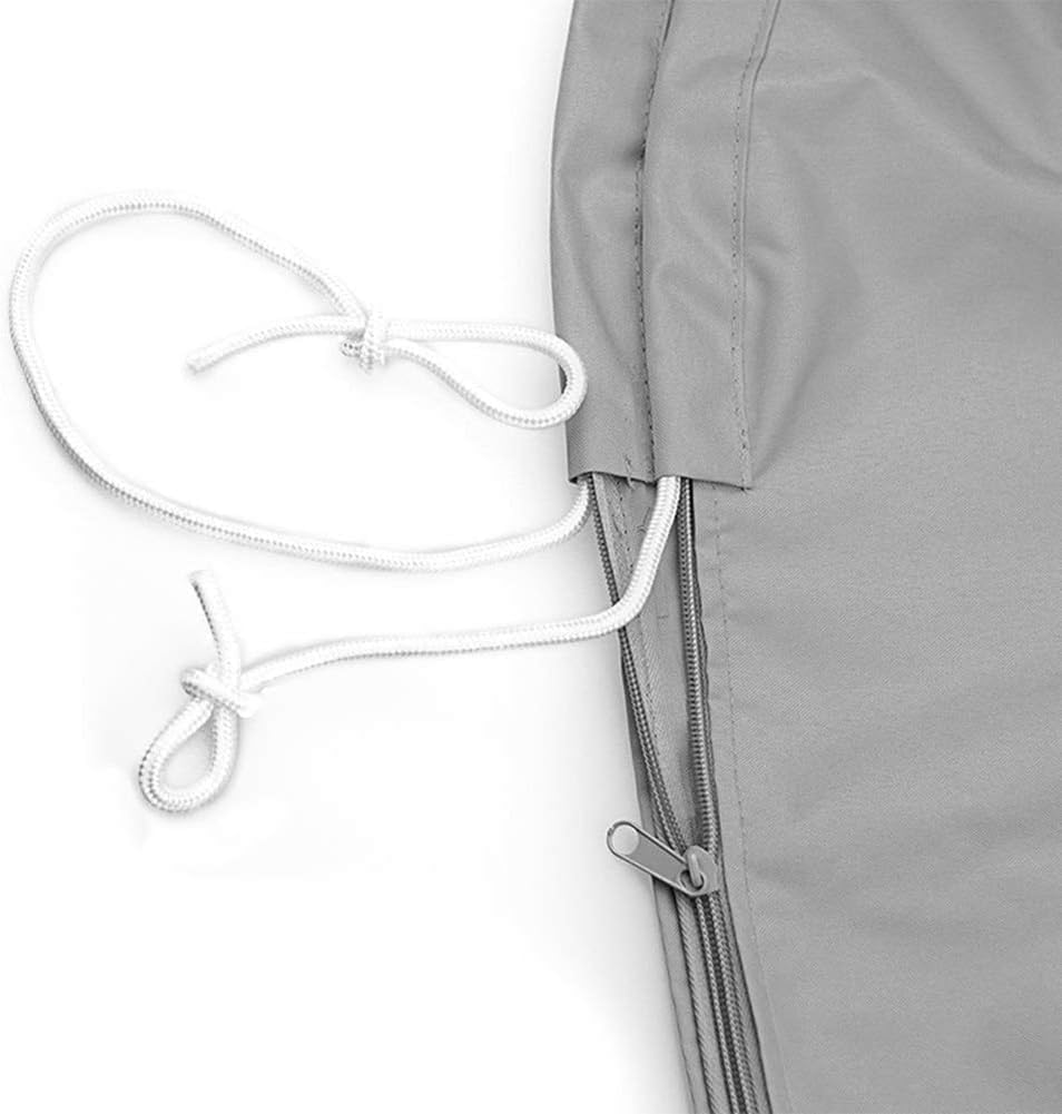 Pokrowiec Na Silnik Morski Pokrowiec Na Silnik Zaburtowy Oxford Cloth Wodoodporny Pokrowiec Na Silnik Zaburtowy Marine Engine Cover Pokrowiec Ochronny, Grey, 59x63x51inch