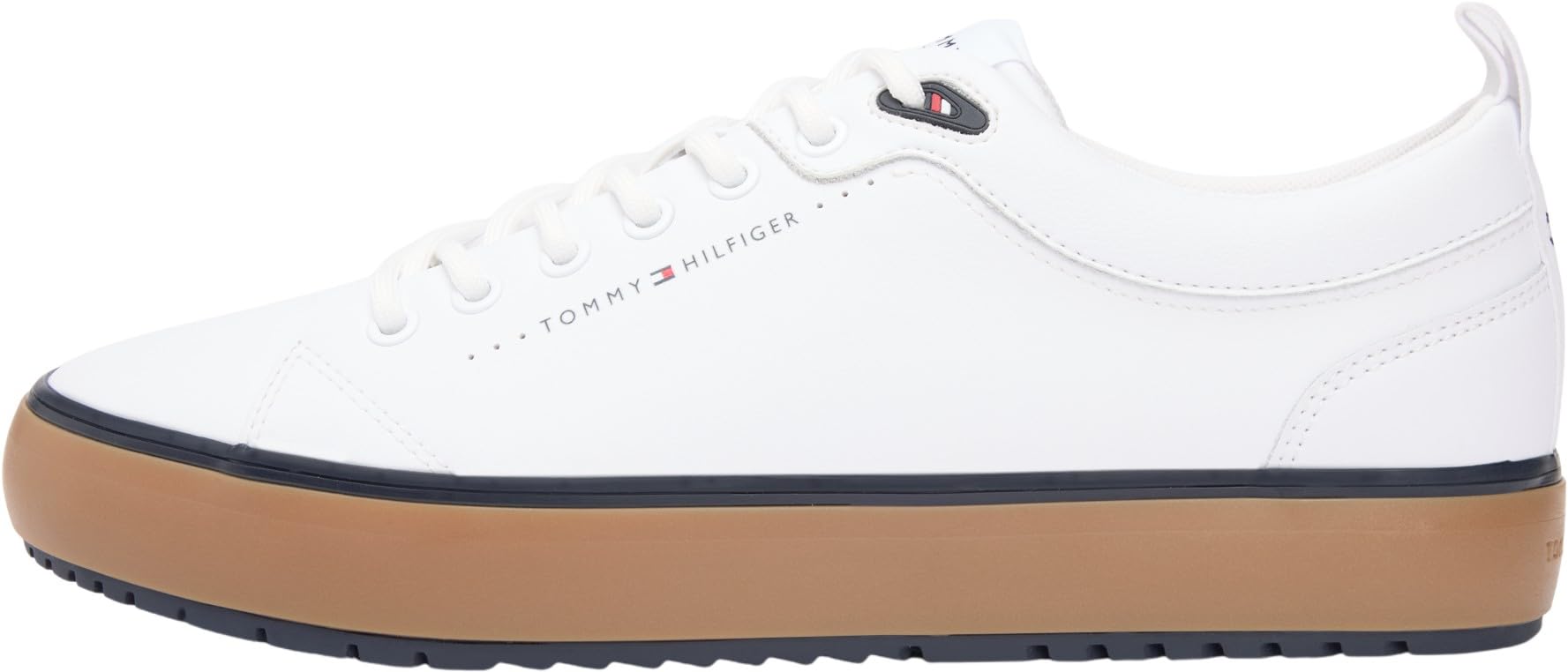 Tommy Hilfiger Harlem Core Cleat Lth Mix Fm0fm05702, Basso Top Uomo