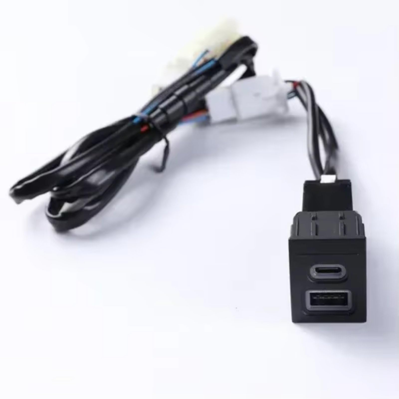 Compatible Con VW Para Polo 2004-2009 Dual USB PD QC3.0 12V Enchufe Para Encendedor Cigarrillos Rápido Para Cargador Reemplazo Alta Velocidad A Prueba Agua Puerto USB AUX Jack
