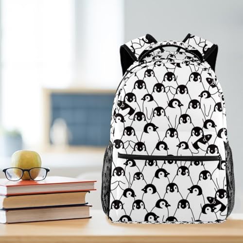 Sac de voyage décontracté pingouin pour les sorties et le lycée - 5