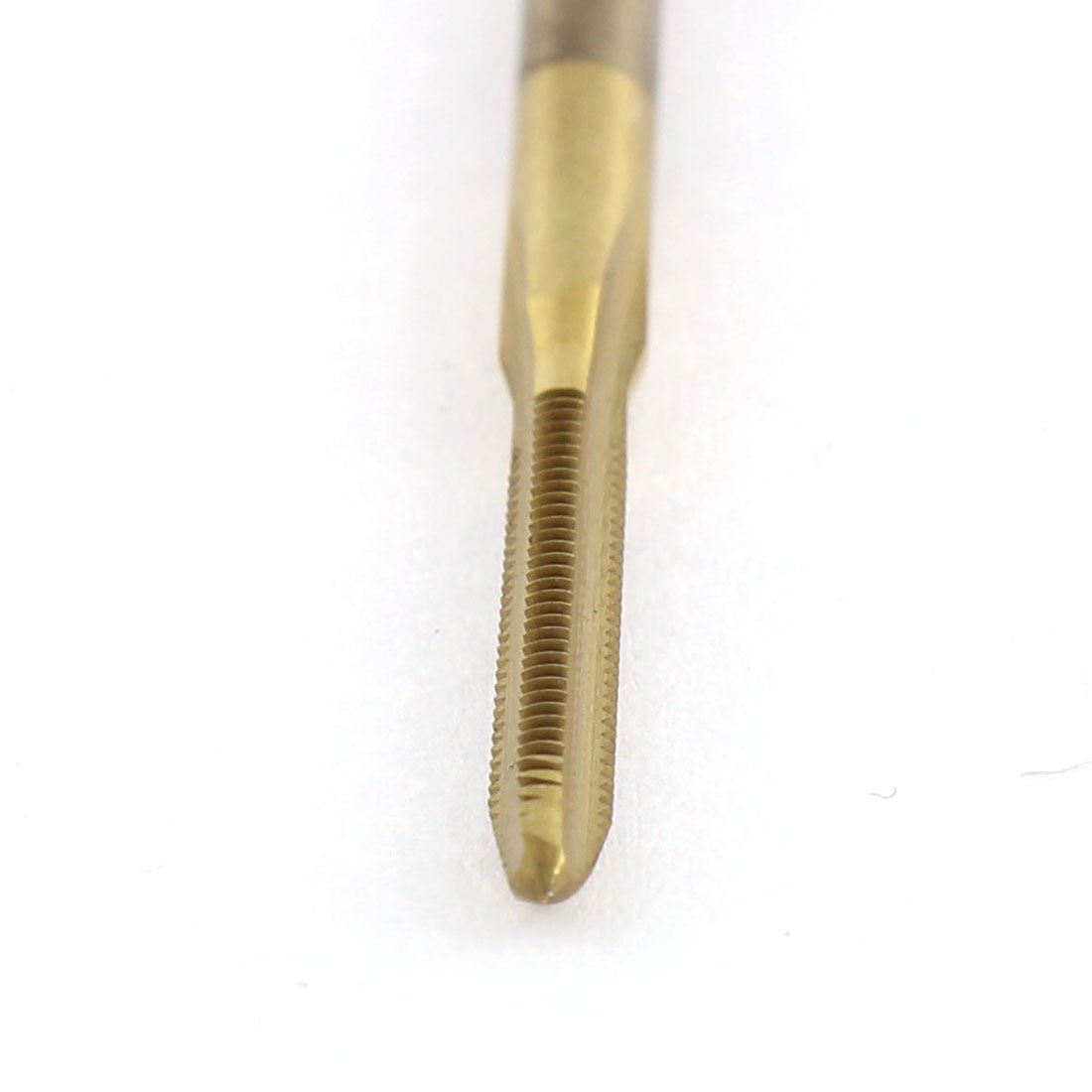 Aexit M2.5 X 0.45 40mm Long Straight Flute Ti Coated Spiral Point Tap (6d3cae6d3f834f05cccf9ccc73977651)