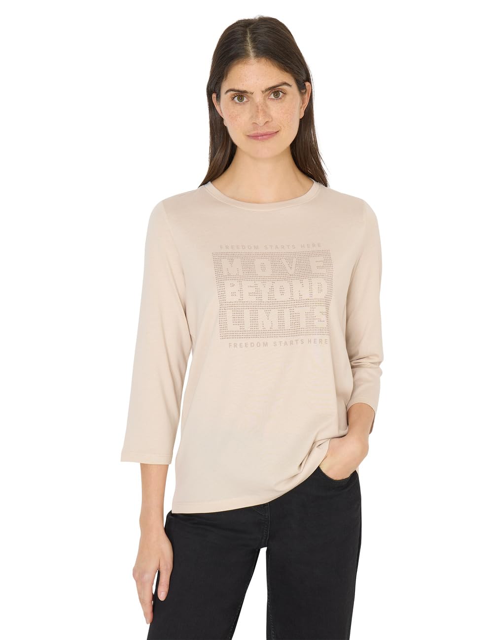 Damen Shirt mit Schmucksteinen