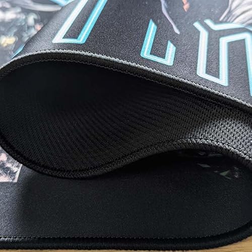 Subsonic - Alfombrilla para Ratón XXL - Alfombrilla de Escritorio Batman 90x40 cm - Superficie Lisa Optimizada para Sensores, Base Antideslizante, Bordes Cosidos – Negro - imagen 5
