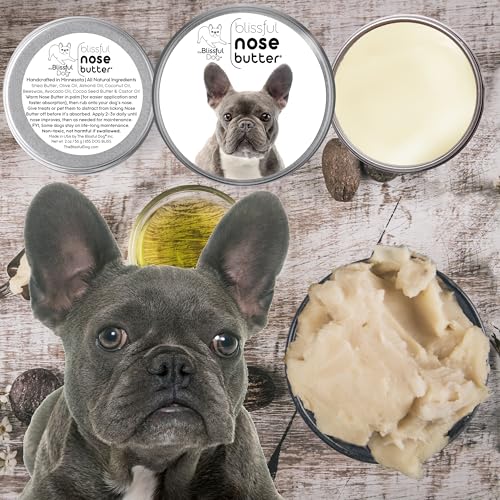 Image of The Blissful Dog Blue French Bulldog Unscented Nose Butter, 16oz