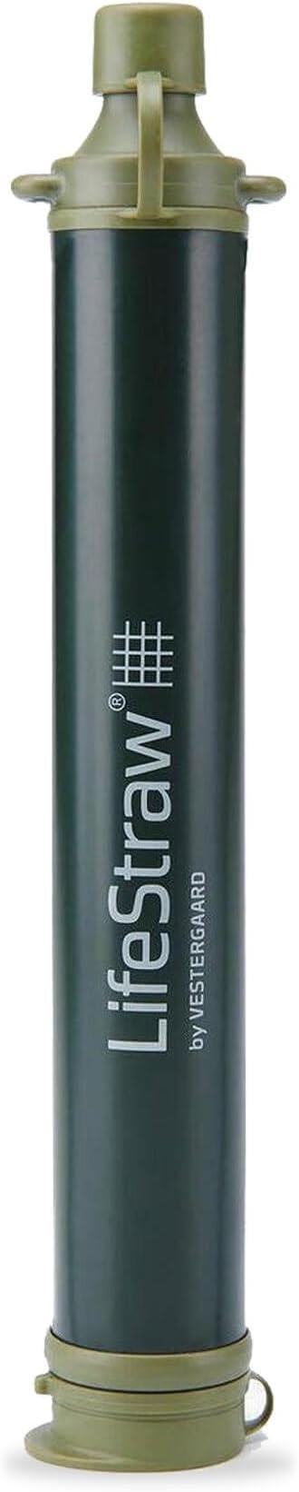 Personal Water Filter For Hiking, Camping, Travel, And Emergency Preparedness, Green, (Lsphf047),hollow_fiber_membrane