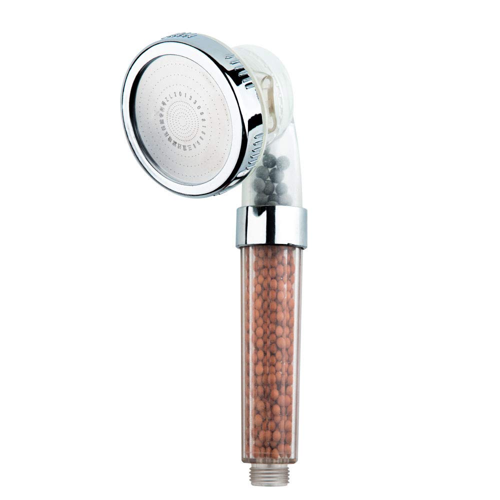 GUTKLNFJBathroom Shower Head Water 3 Mode High Pressure Stone Stream Handheld Shower Head Water Saving Rain Shower Filter Head douche