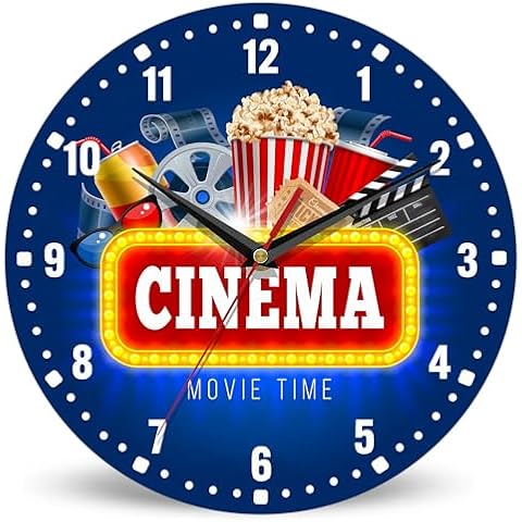 SPUNKER Silent Cinema Theme Wall Clock Cover