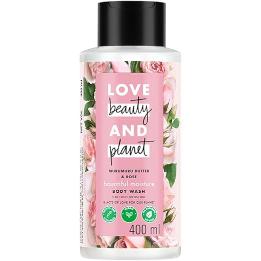 Love Beauty Planet Rose Body Wash 400ml