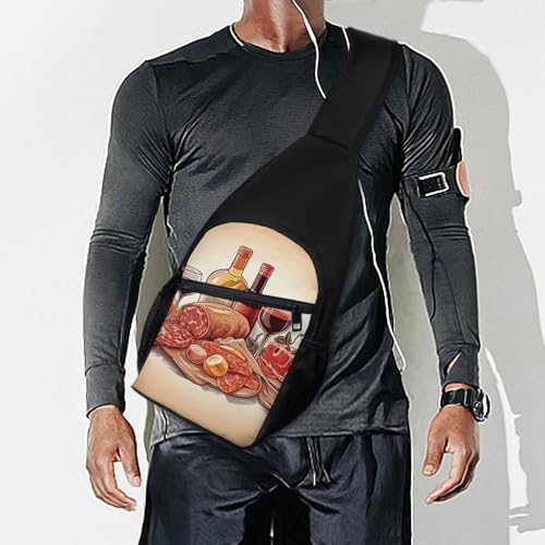 Bolso bandolera cruzado para viaje y senderismo miniatura 7