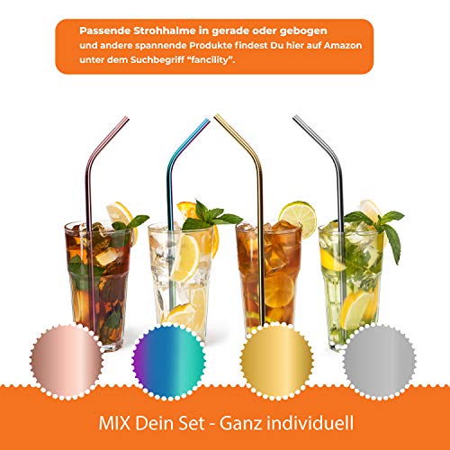 fancility® Version 2.0 Reinigungsbürste für Kaffeevollautomat 4er-Set (u.a. für DeLonghi) kleine & schmale Milch… – Bild 8