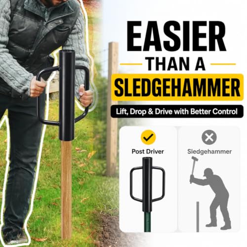 Hierro negro resistente para poste en U con herramienta de diámetro de 2.7" 2
