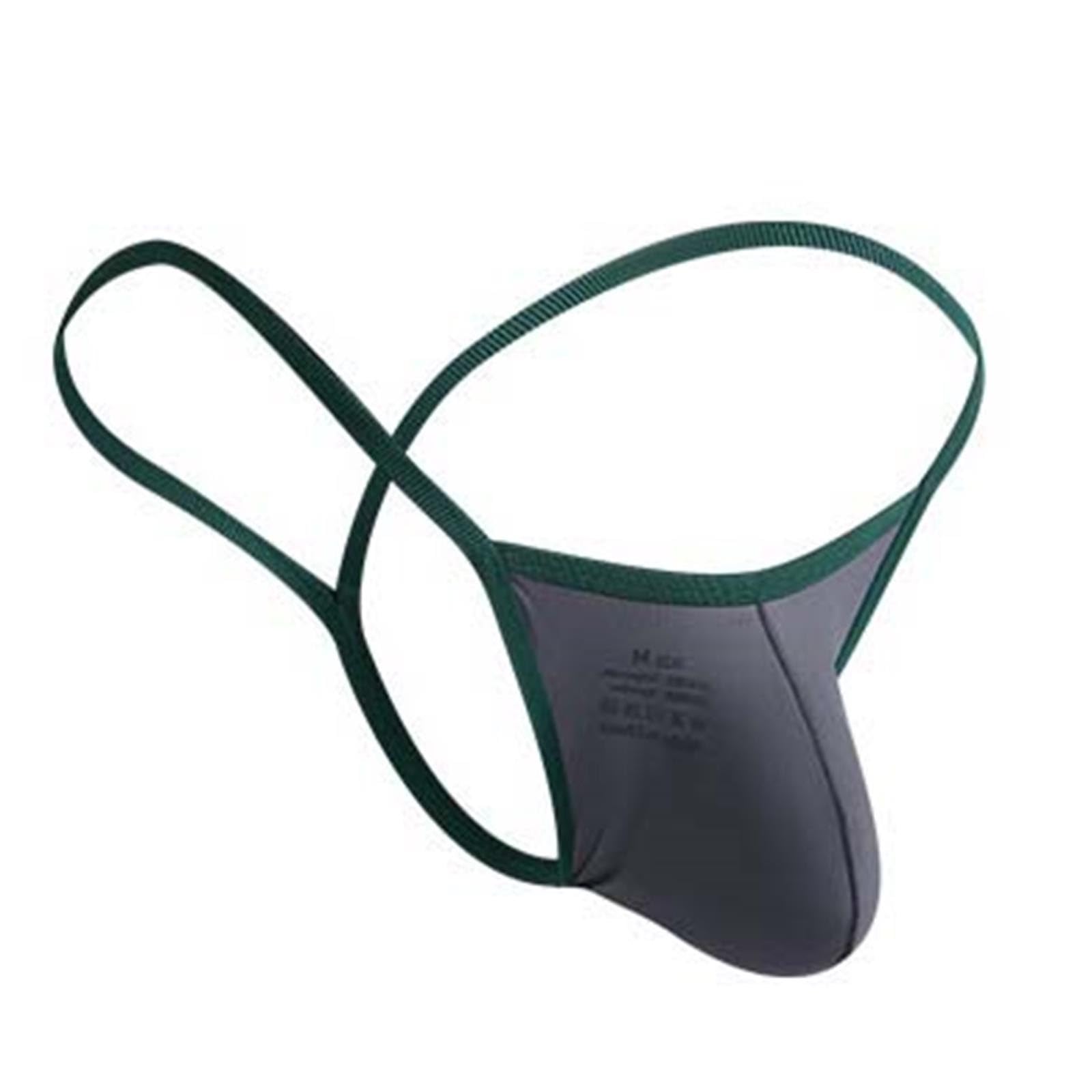 Seta di Ghiaccio Uomo T-Back Tanga Perizoma Intimo Sexy Cotone