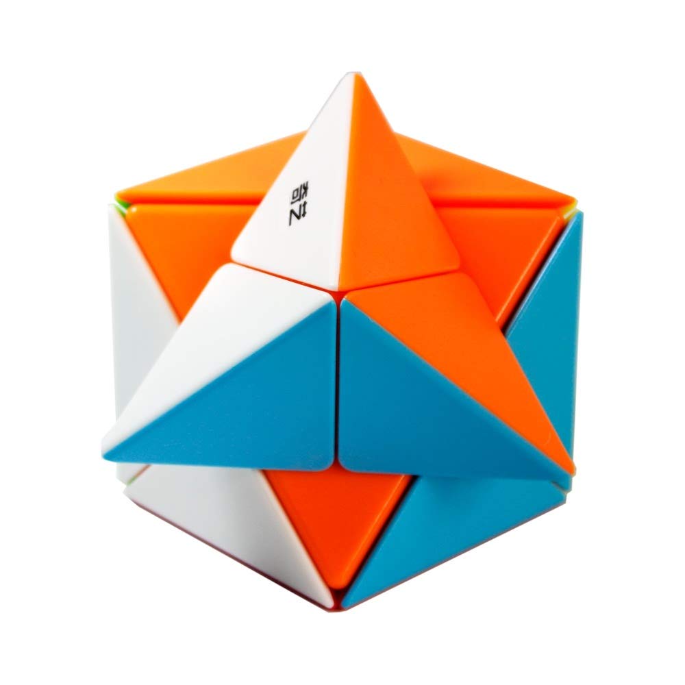 FunnyGoo 8 Axis X Dino Skewb Magic Puzzle Cube Smooth Puzzles Cube (Stickerless)
