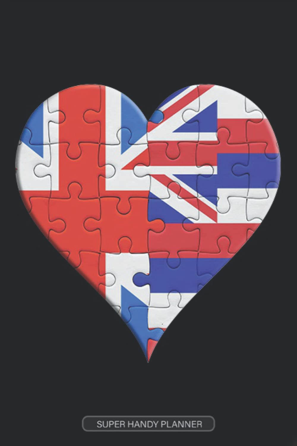 Planner: British Hawaiian Flag United Heart Jigsaw Puzzle Flags Of Great Britain Hawaii