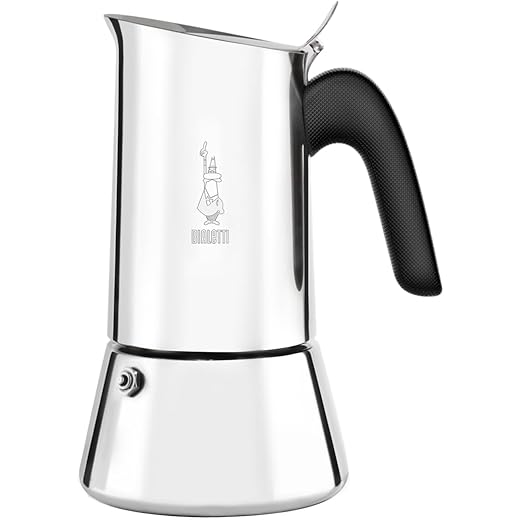 Bialetti Elegance Venus Induction 6 Cup Stainless Steel Espresso Maker- Replaced by New Model