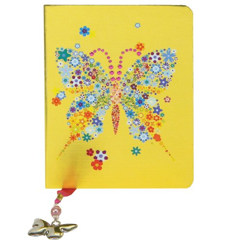 Carnet marque-page papillon avec ruban de repérage pour organiser vos notes quotidiennes