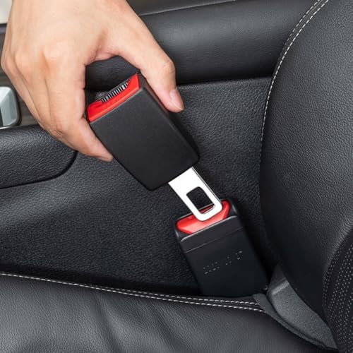 Set Di 2 Pezzi Inserto Per Cintura Per Auto, Accessorio Interno Per Auto, Compatibile Con Il 95% Delle (Nero) - 4