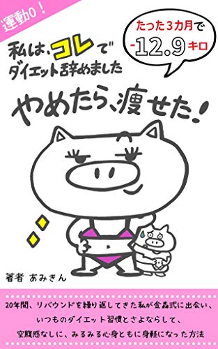 私はこれでダイエット辞めました　 やめたら痩せた　:: たった３カ月で -12.9キロ