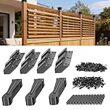Louver Kit Metal,Heavy Duty Complete Set for Louver Shutters, Outdoor Blinds, Deck Sunblind Systems,black2set