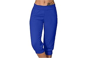 Womens Capri Jogger Pants for Comfort and Style