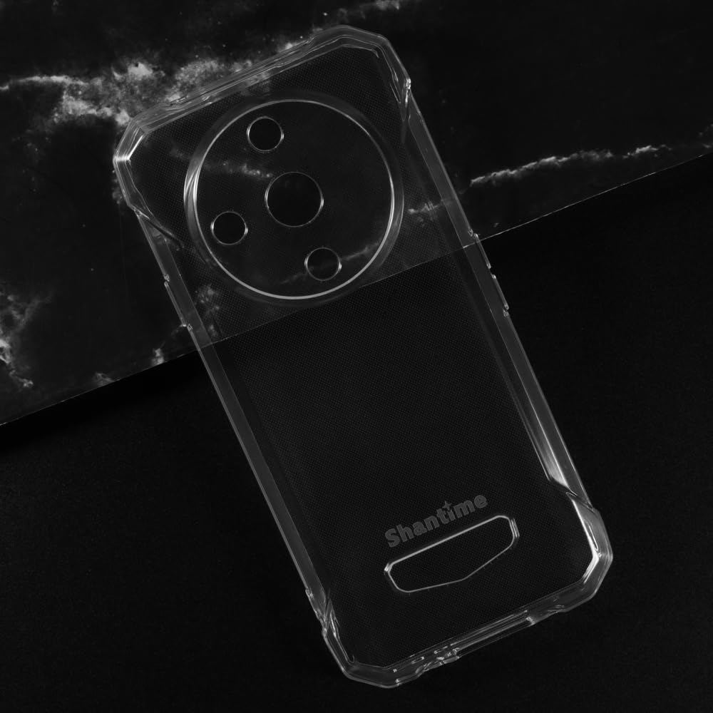 Lot De 2 Verres Trempés Coque TPU Compatible Avec Hotwav T7, Ensemble Antichoc Avec Protection D'Écran Et Étui Souple (Transparent