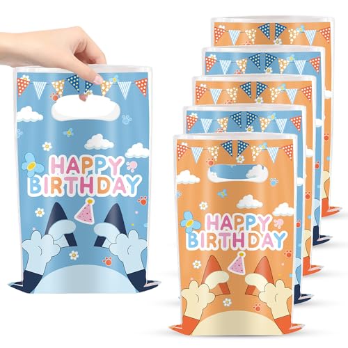 30Pcs Cartoon Gift Bags Birthday Party Supplies Animation Party Gift Candy Bags