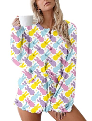 Image of Roshop Halloween Pajama Women's Pumpkin Top & Shorts Loungewear Set