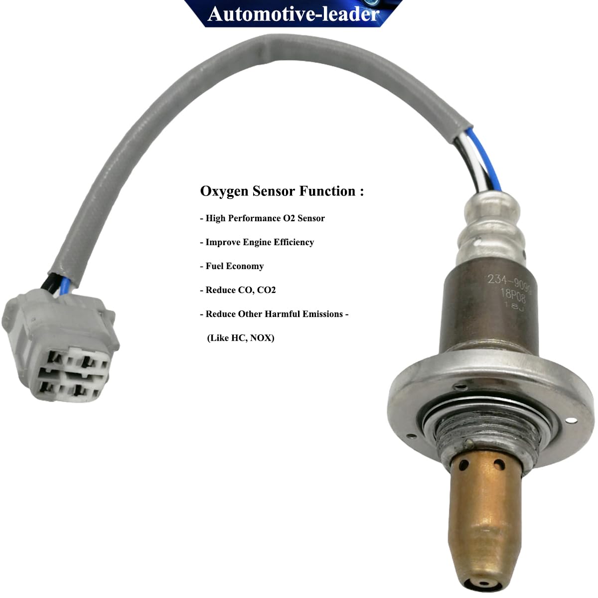 234-9099 Air Fuel Ratio 4-Wire Upstream Oxygen O2 Sensor 1 AFR for Suzuki SX4 2.0L L4, for Suzuki Kizashi 2.4L L4 2010 2011 2012 2013 2349099 18213-54L00 24801