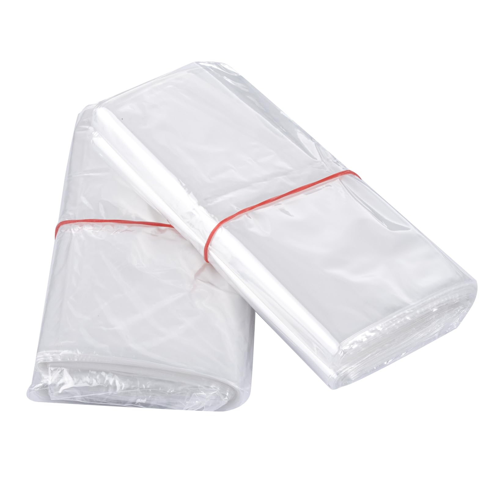 200pcs Heat Shrink Wrap Bags, Clear POF Heat Shrink Film Bags for Packaging, Heat Seal Shrink Bags for Soaps, Gifts, Shoes, Books & DIY Crafts (13 x 20 cm / 5.1 x 7.8 inch)