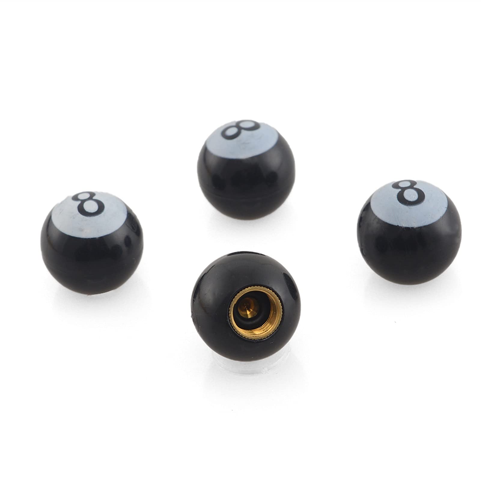 YIKXCF 4Pcs Car Styling Valve Accessories Modified Gas Cap Funny Tire Cap Personality Ball Valve Cap Mouth Cover (Color : Item 3)