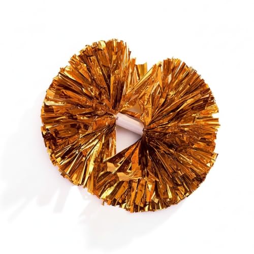 Anderson's Metallic Orange Foil Baton School Spirit Shakers, 14" Cheerleader