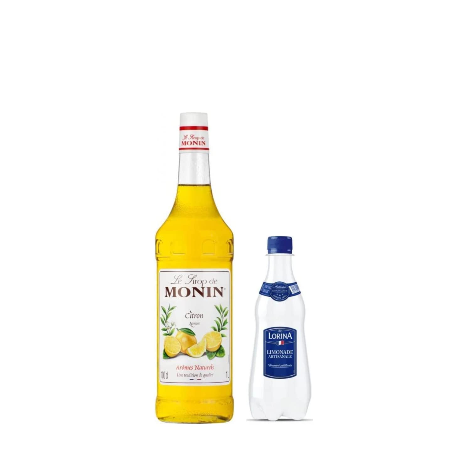 Set de almíbar y limonada: Almíbar - Limón 1L – Limonada Lorina (12x42cl)