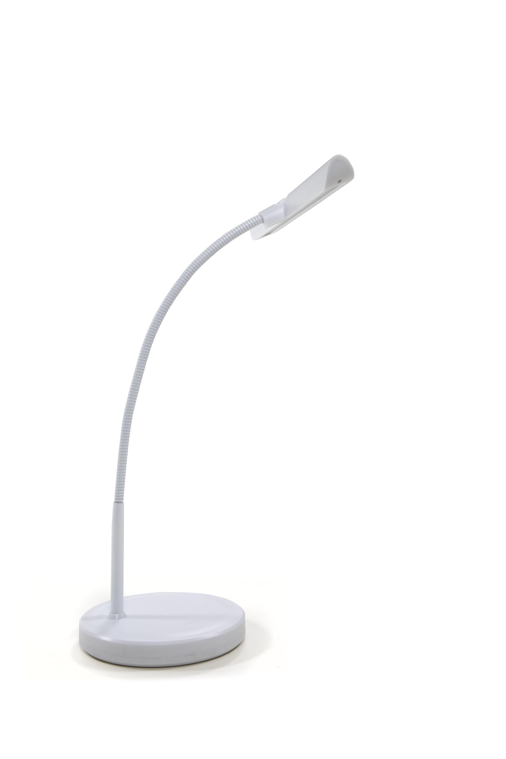 GEWA Juan Miguel Navarrez Pianolampe - Weiß - 18 LED warm-weiß - Flexibler Schwanenhals - USB Slot - Kapazitiver Einschalter