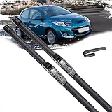 LYNYQ Auto Scheibenwischer Set für Mazda 2 Mazda2 Demio DY DE DJ 2002~2019, Frontscheiben Scheibenwischer Set Wischerblatt Ersatz Zubehör,2014(DE)-A/2007