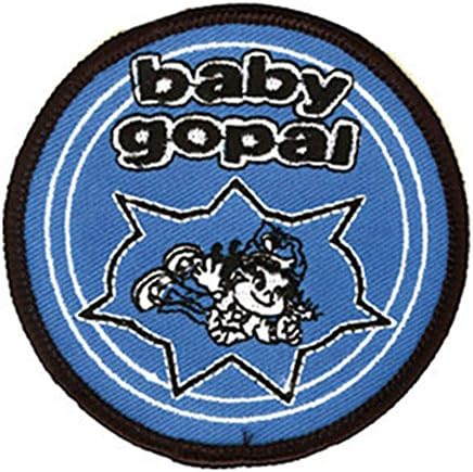 Baby Gopal Men's Embroidered Patch Blue