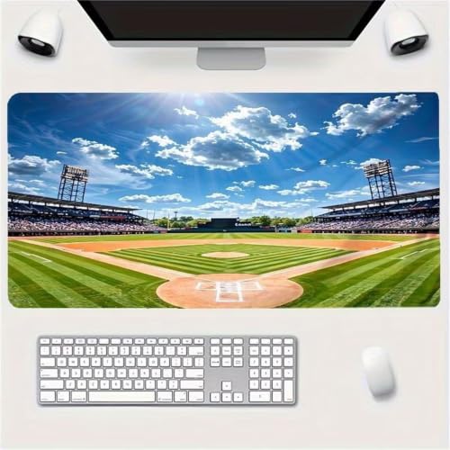 Alfombrilla ratón XXL de béisbol para transformar tu escritorio de hogar u oficina
