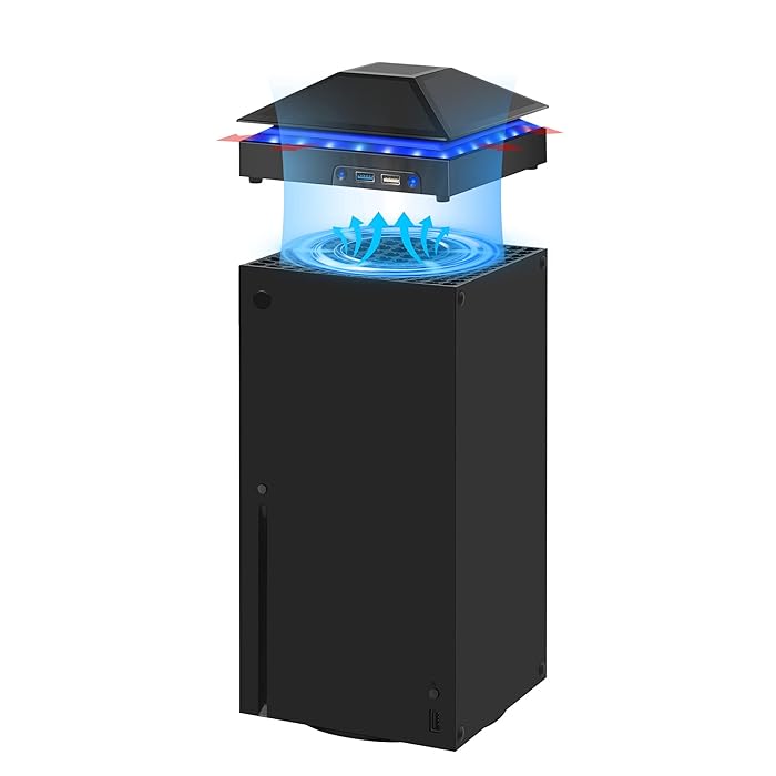 Buy Raryars Cooling Fan for Xbox Series X Silent Absorb Fan Cooler with