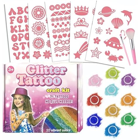 Glitter Temporary Tattoos Cover