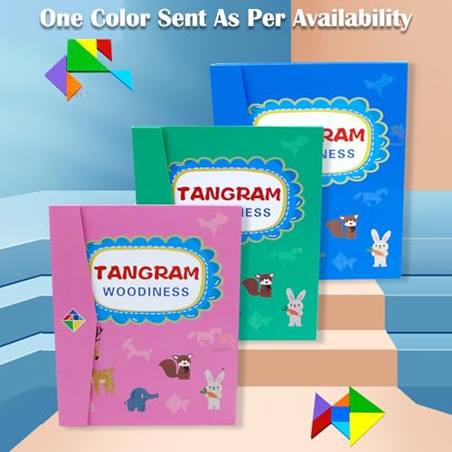 Image of Wishkey Magnetic Tangram Puzzle for Kids Ages 3-10, Montessori Travel Games & STEM Brain Teasers, Educational Jigsaw Shape Toy for Road Trips, Hands-On Learning & Thinking Skills