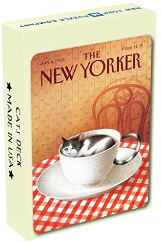 New York Puzzle Company Cat Cartoon Playing Cards miniatura 1